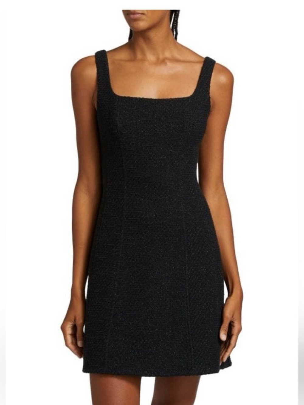 Veronica Beard Black Tweed Sheath Dress